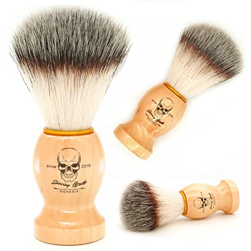 Menesia Wooden Handle Shaving Brush for Men