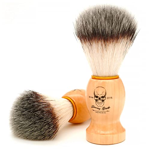Menesia Wooden Handle Shaving Brush for Men