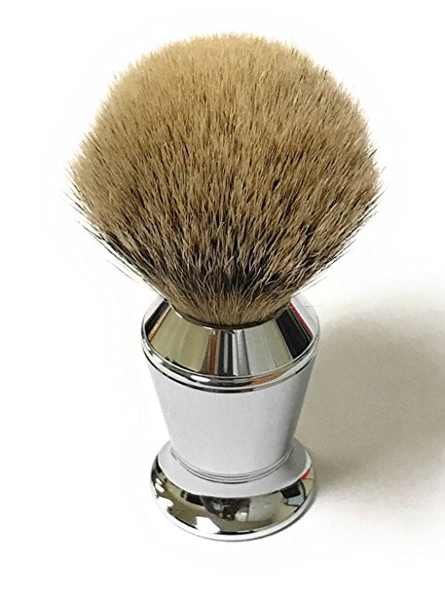 GBS Chrome Wet Shaving Set with Badger Brush