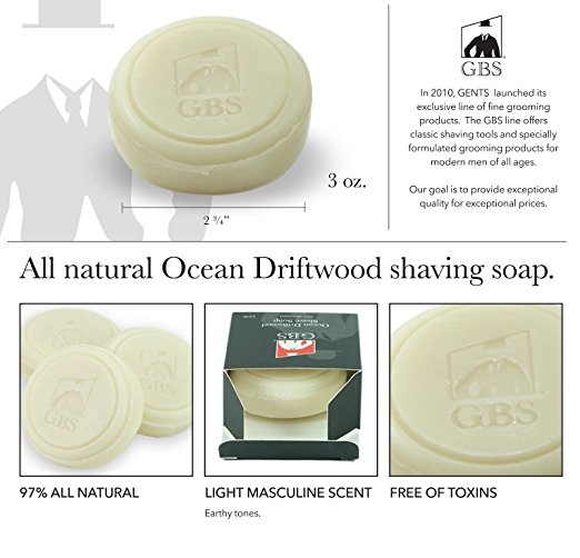 GBS Chrome Wet Shaving Set with Badger Brush