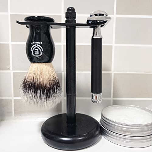 Echolly Luxury No-Shed Shaving Brush for Men