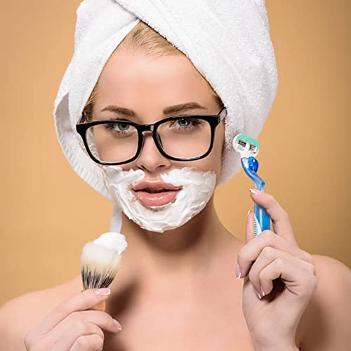 Men's Shaving Brush with Wooden Base and Nylon Hair