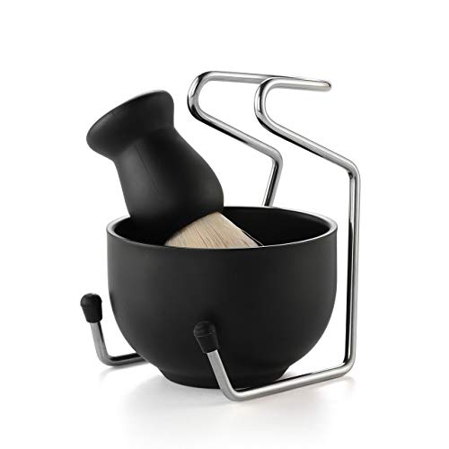 3-in-1 Men's Shaving Set with Stand and Bowl