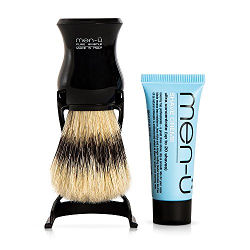 Italian Barber Pure Bristle Shaving Set