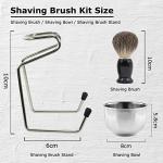 Elvielsl Men's 3 in 1 Badger Hair Shaving Kit