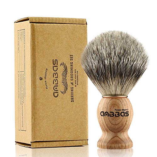 Pure Badger Hair Shaving Brush with Wood Handle