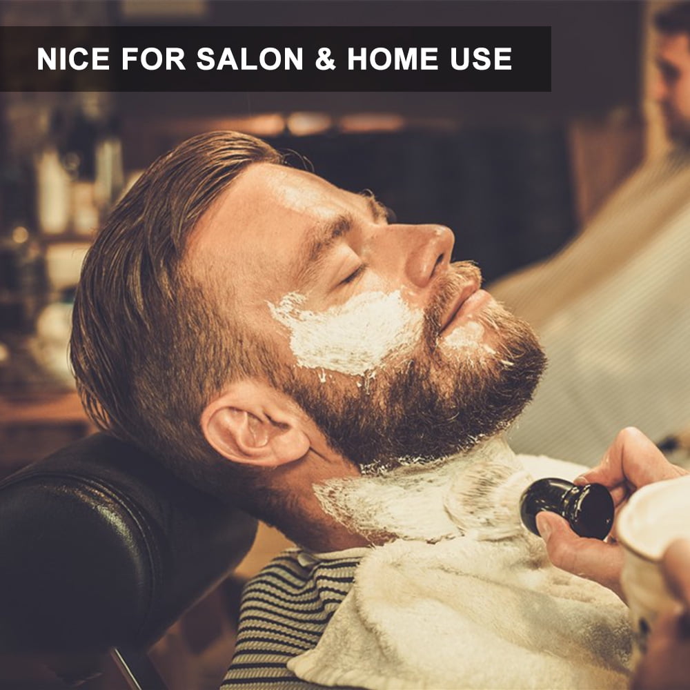 Metal Shaving Brush and Bowl Set for Men