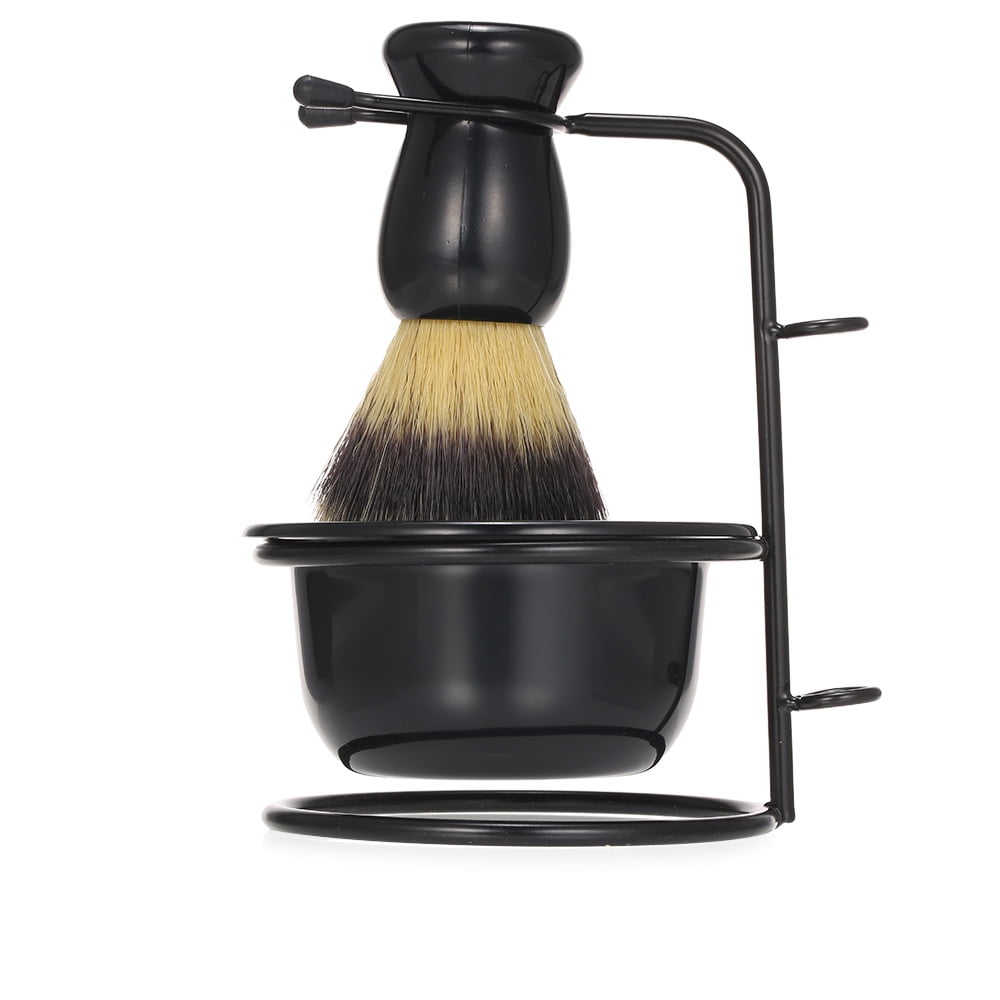 Metal Shaving Brush and Bowl Set for Men