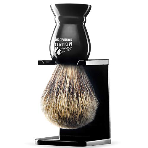 100% Badger Hair Shaving Brush with Stand