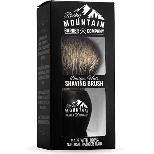 100% Badger Hair Shaving Brush with Stand