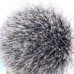 Black Badger Hair Shaving Brush with Ivory Base