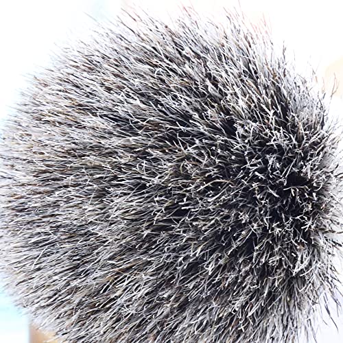 Black Badger Hair Shaving Brush with Ivory Base