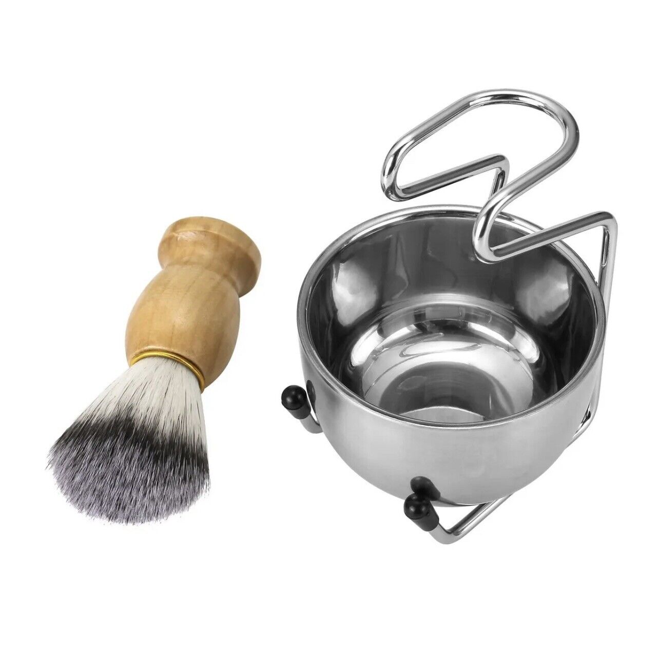 Men's 3-in-1 Wooden Shaving Set with Brush