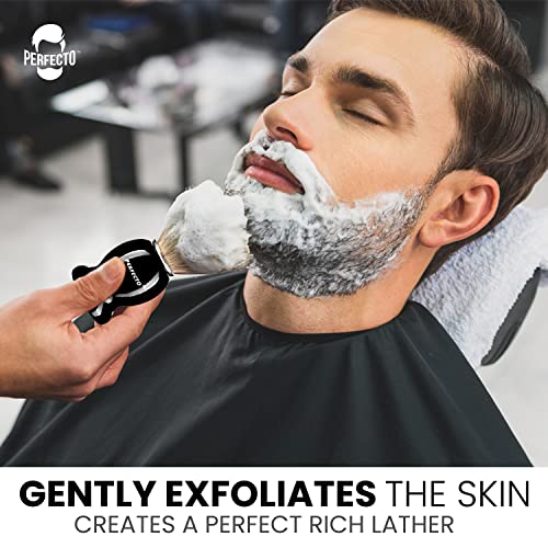 Pure Badger Shaving Brush with Black Handle