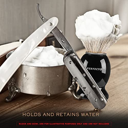 Pure Badger Shaving Brush with Black Handle