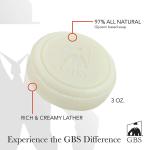 GBS Men’s Ivory Shaving Set with Brush and Mug