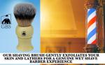 GBS Men’s Ivory Shaving Set with Brush and Mug