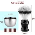 Anbbas 3-in-1 Shaving Brush Set with Stand