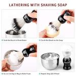 Anbbas 3-in-1 Shaving Brush Set with Stand
