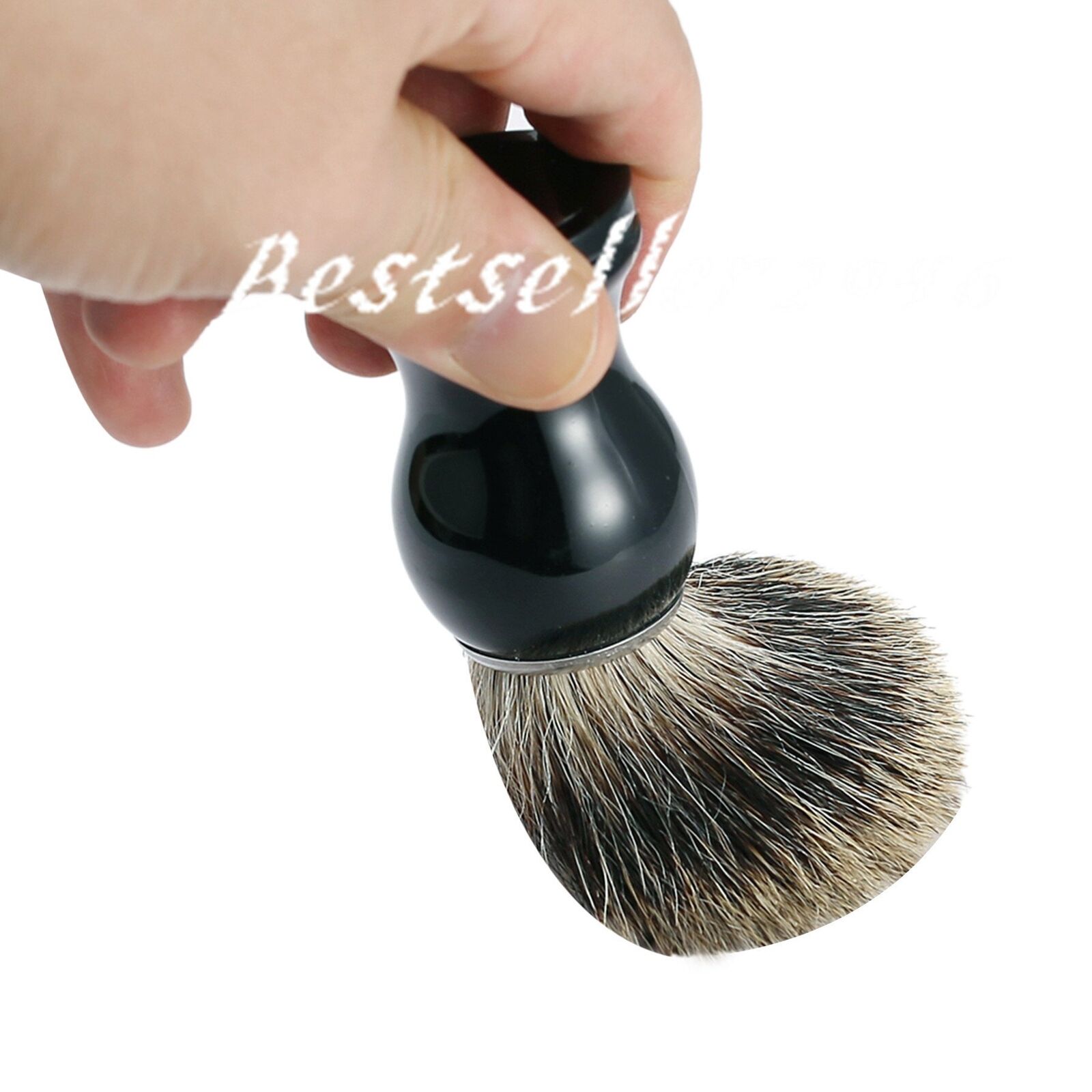 Natural Badger Hair Shaving Brush Set for Men
