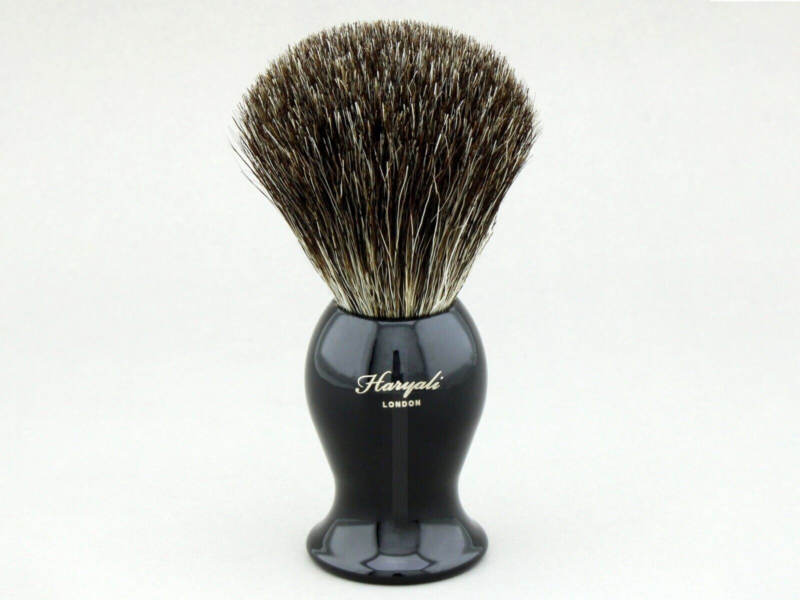 Black Badger Hair Shaving Brush with Brass Handle