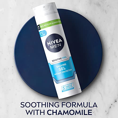 NIVEA Men Sensitive Cooling Shaving Gel - Pack of 6