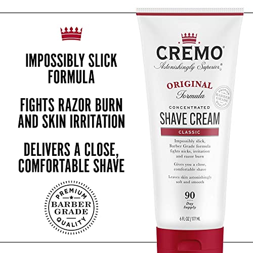 CREMO Original Shave Cream for Men, 177ml