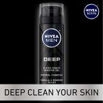 NIVEA Men Deep Clean Shaving Gel, 3 Pack