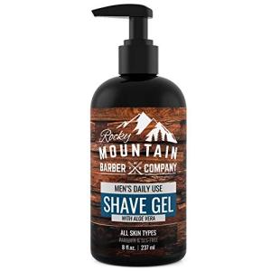 Rocky Mountain Barber Men's Clear Shave Gel - 8oz
