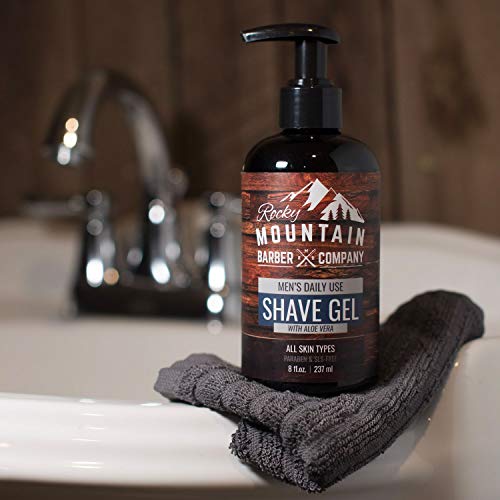 Rocky Mountain Barber Men's Clear Shave Gel - 8oz