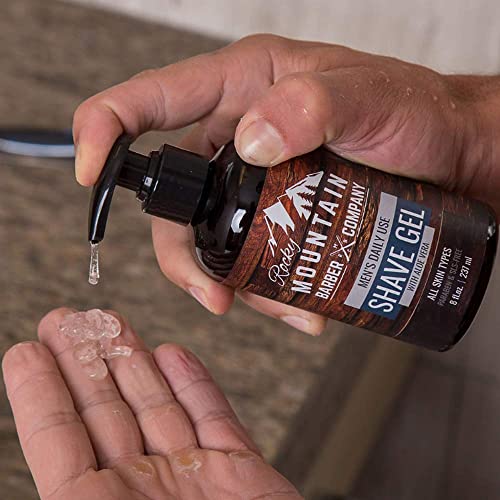 Rocky Mountain Barber Men's Clear Shave Gel - 8oz
