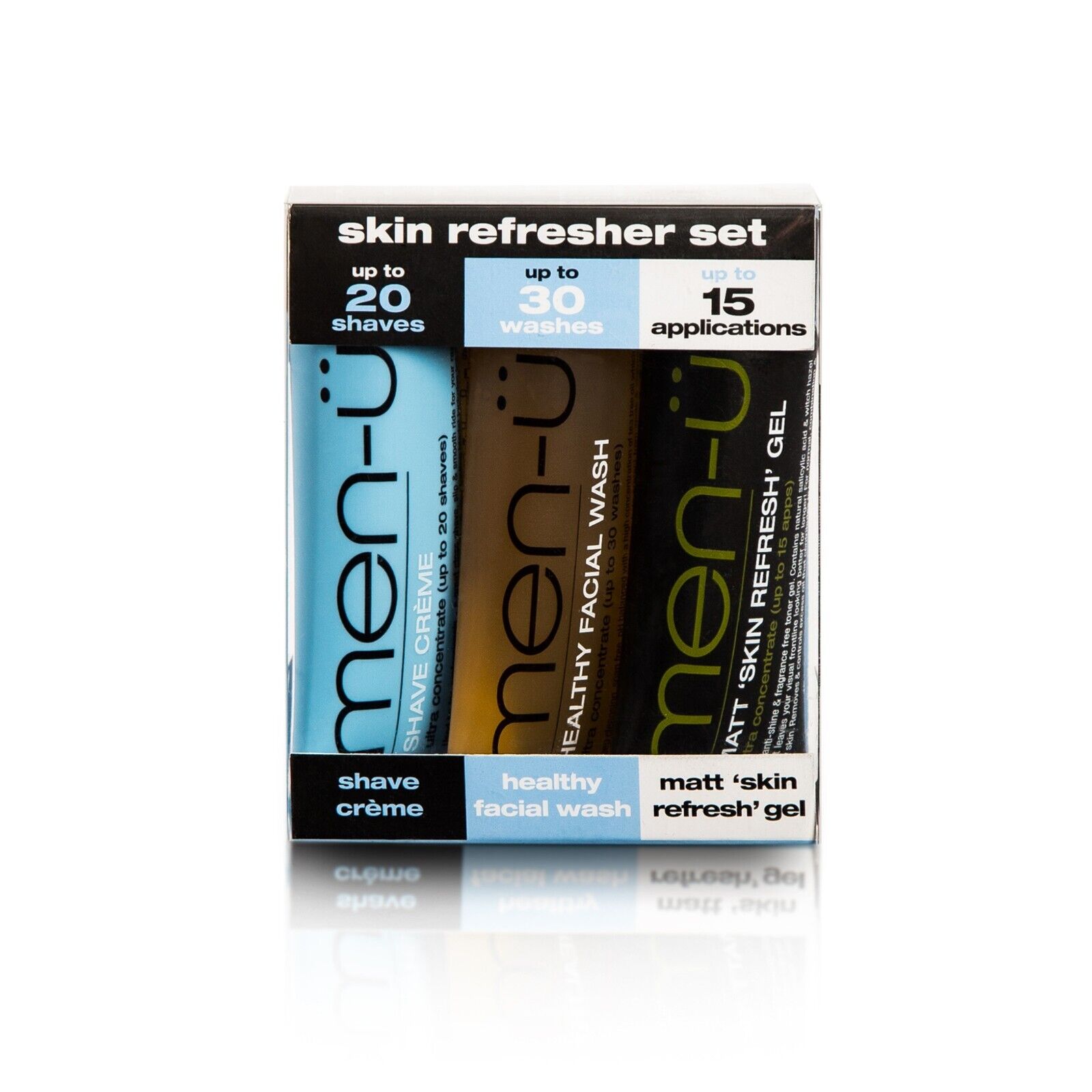 Men's Shaving Set: Cream, Wash, Toner