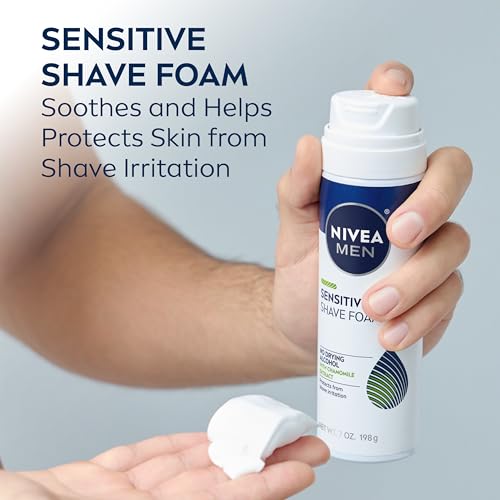 NIVEA Men Sensitive Shaving Foam 7 oz Pack