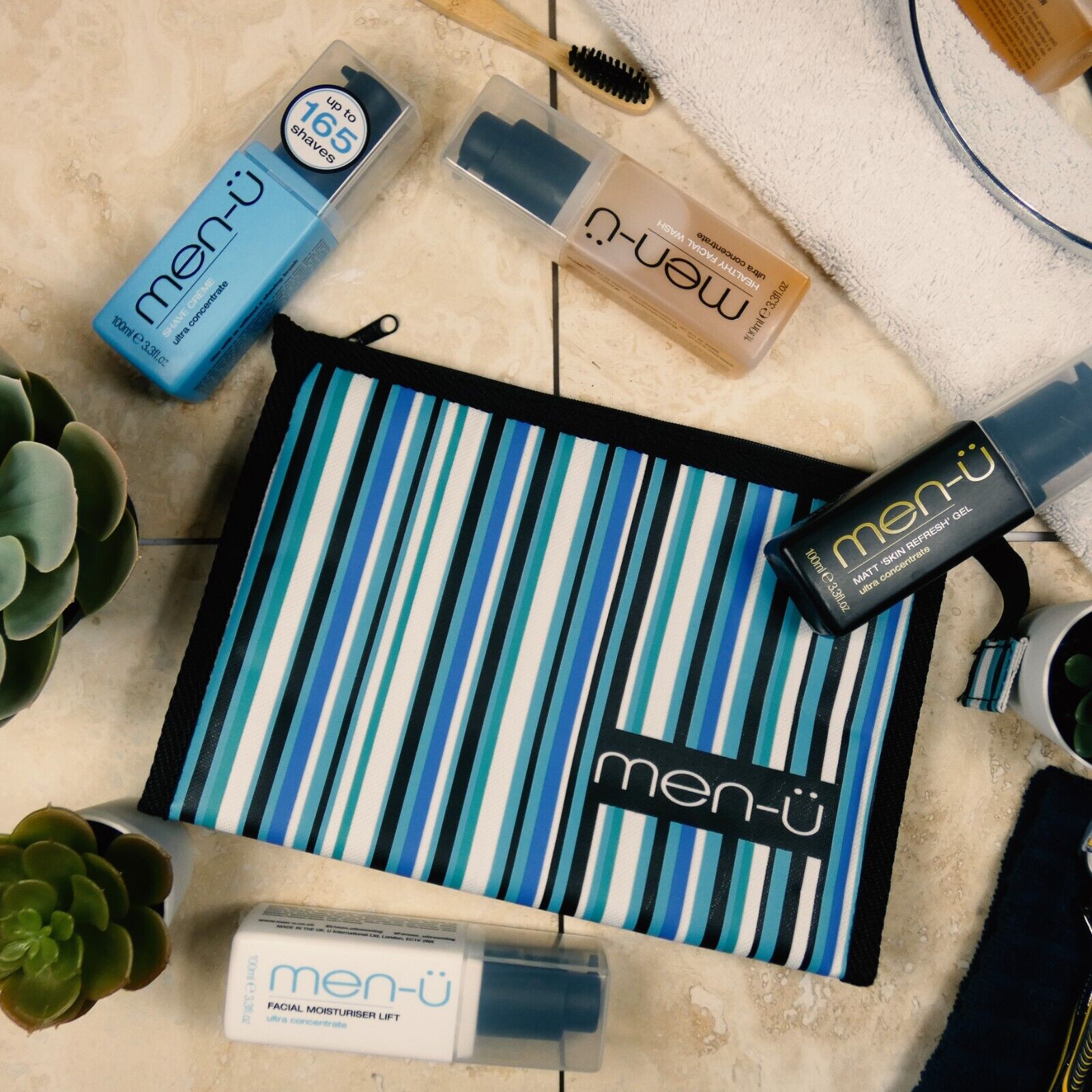 men-u Ultimate Shave Skin Travel Kit