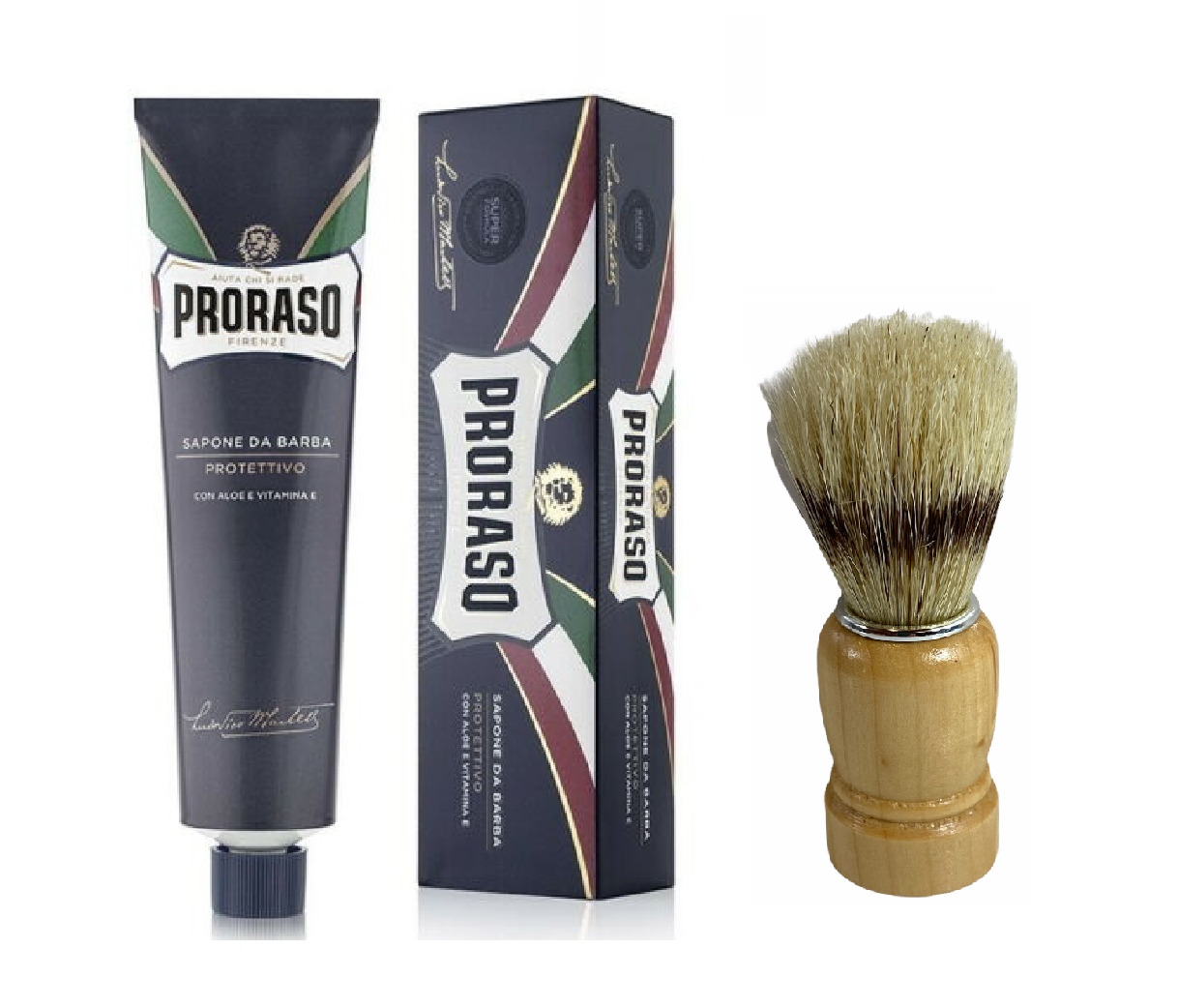 Proraso Moisturizing Shaving Cream with Brush