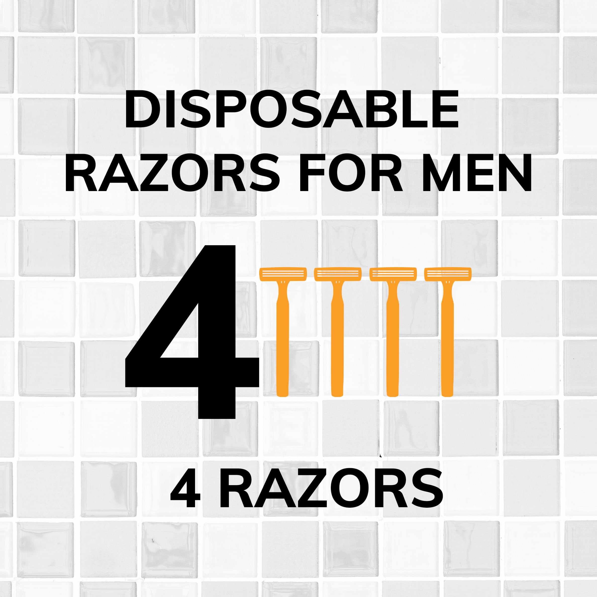 BIC Comfort 3 Disposable Men's Razor - 4 Pack