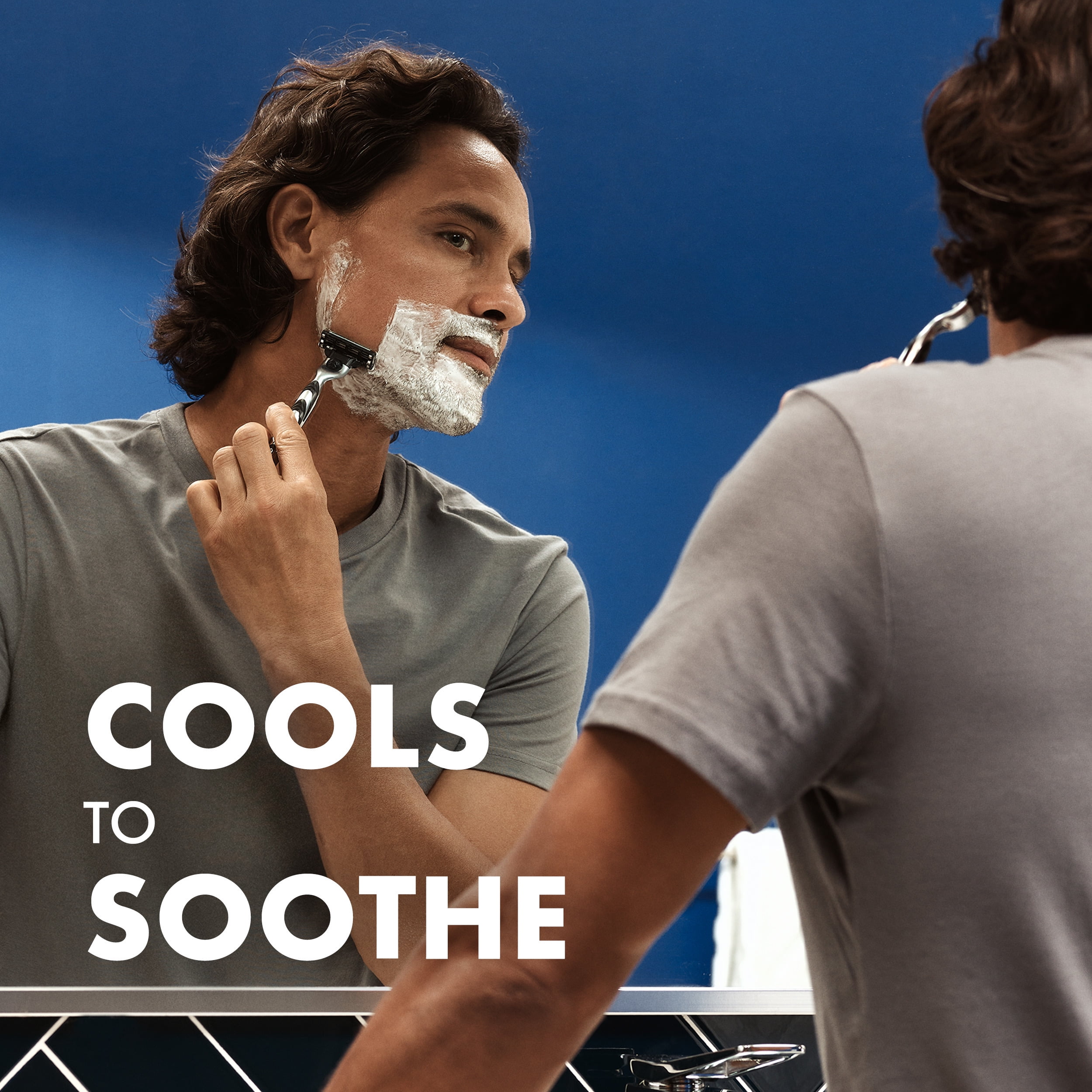 Gillette Soothing Shave Gel Twin Pack for Sensitive Skin