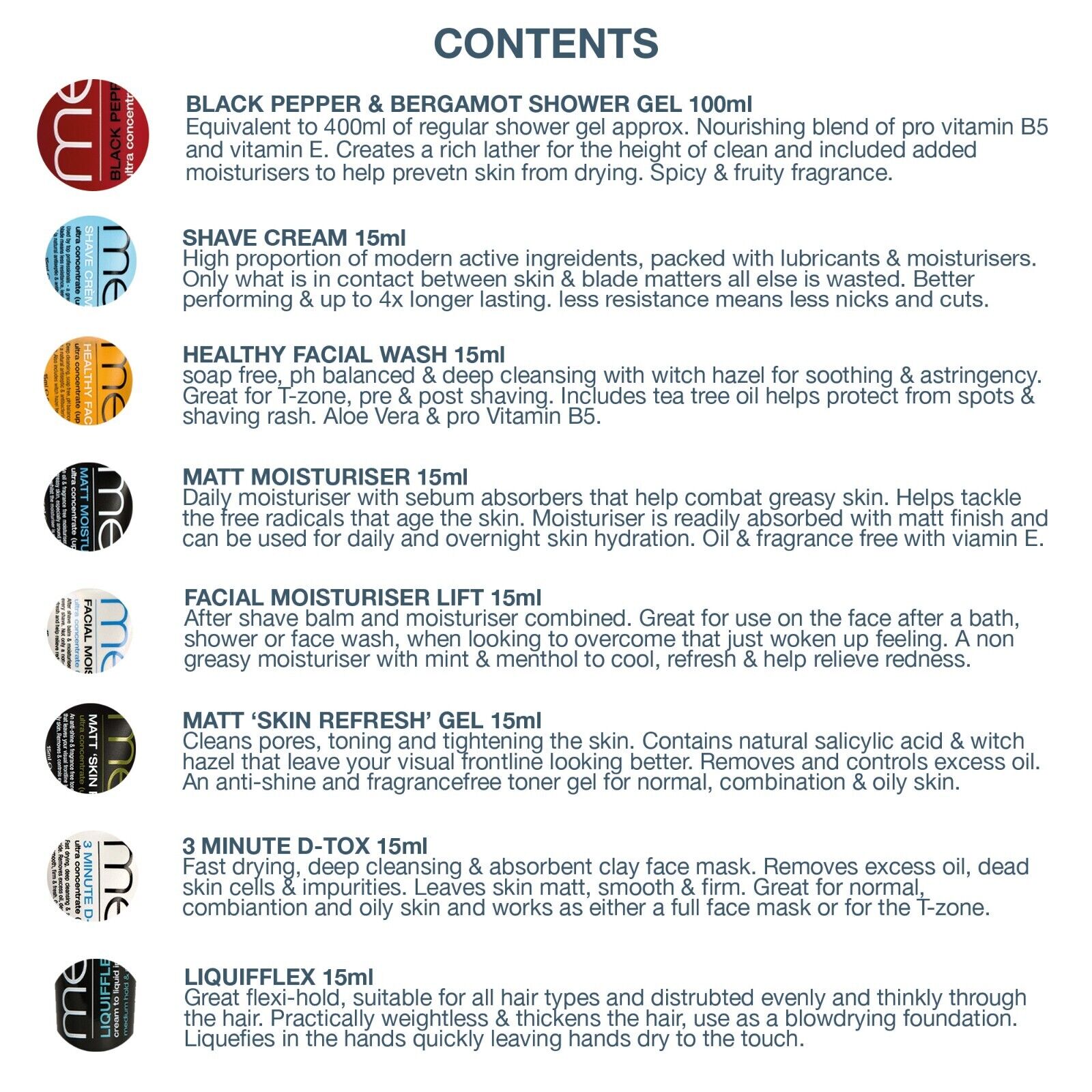 men-u Grooming Selection Box: Shaving & Skincare Set