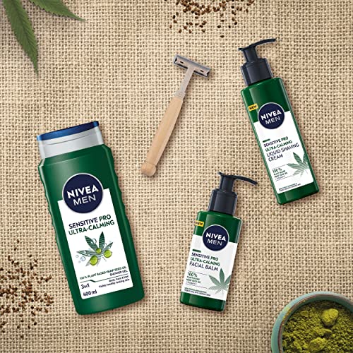 NIVEA MEN Sensitive Shower & Shave Care Set