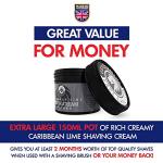 Lime Luxury Shaving Cream - 150ml Pot