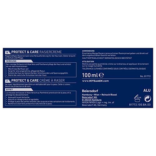NIVEA MEN Protect & Care Shaving Cream 100 ml