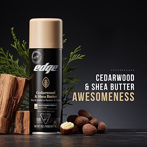 Men's Cedar Wood & Shea Butter Shaving Gel 3-Pack