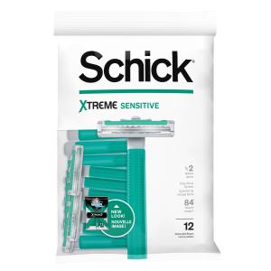 Schick Xtreme 2-Blade Disposable Razors for Sensitive Skin