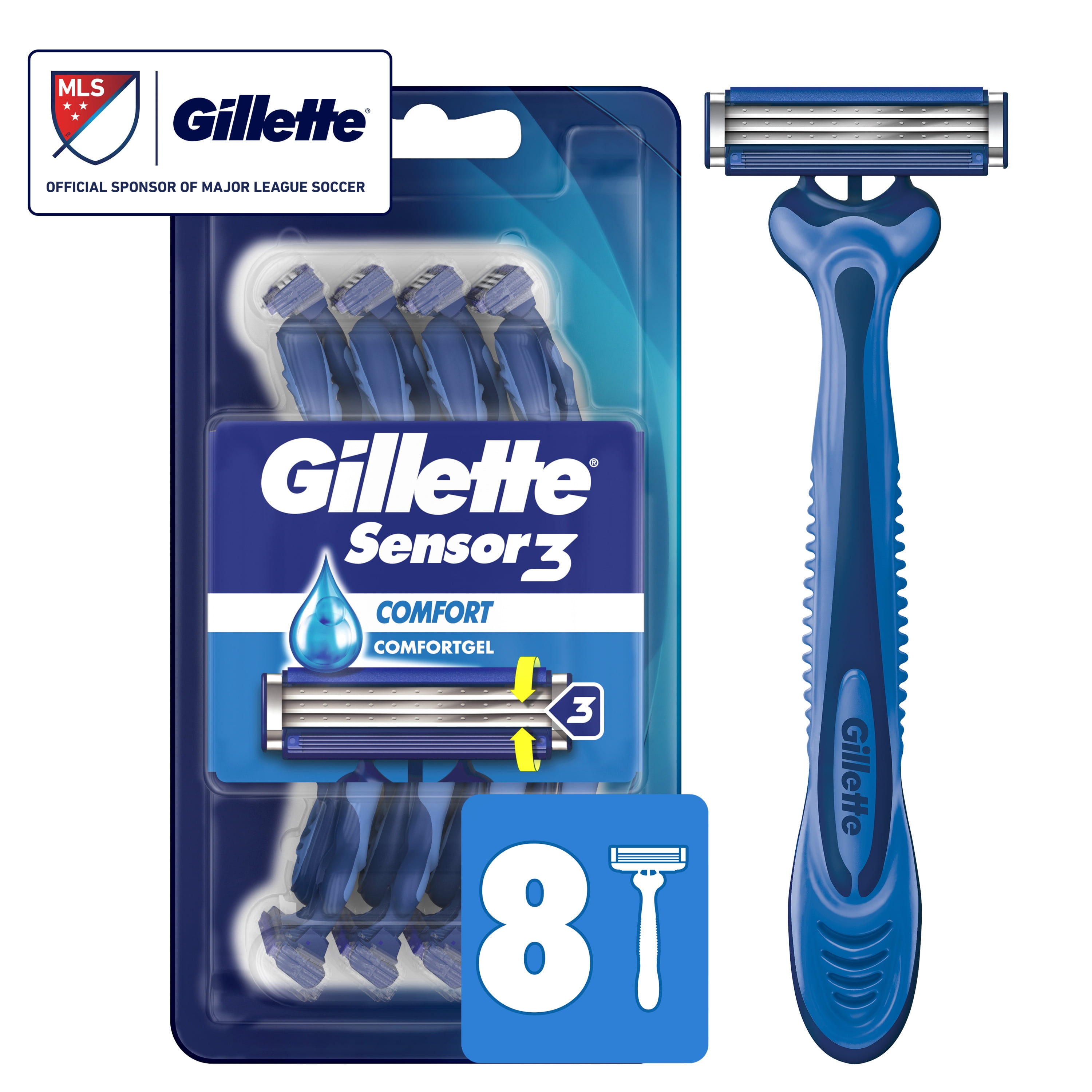 Gillette Sensor3 and Bic Comfort 3 Bundle