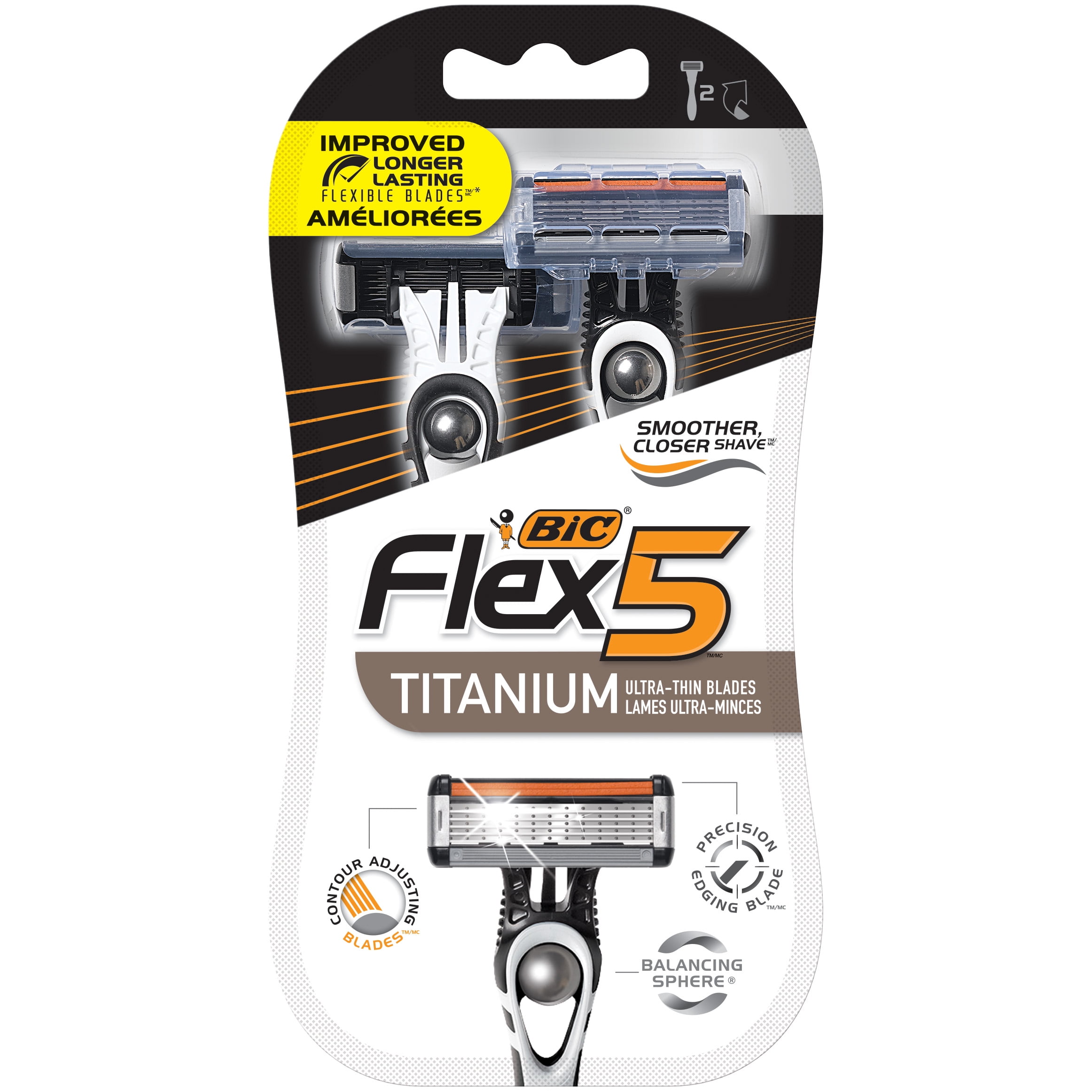 BIC Flex 5 Men's Disposable 5-Blade Razors