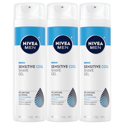 NIVEA MEN Sensitive Cooling Shave Gel, 7 Oz