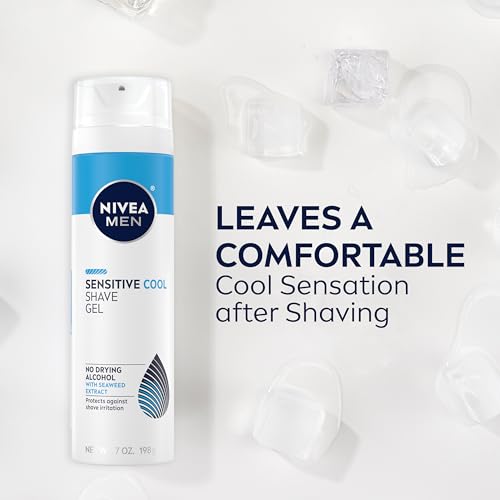 NIVEA MEN Sensitive Cooling Shave Gel, 7 Oz