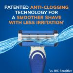 BIC EasyRinse Men's Disposable Razors, 2 Count