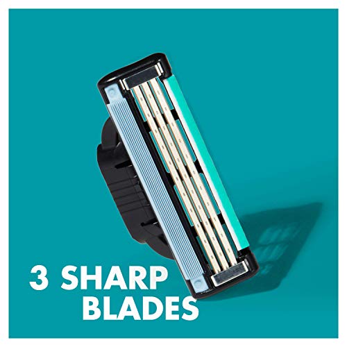 Gillette Mach3 Razor with Lubricated Strips & Blades