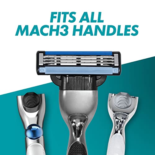 Gillette Mach3 Men's Razors, 12-Blade Refill Pack